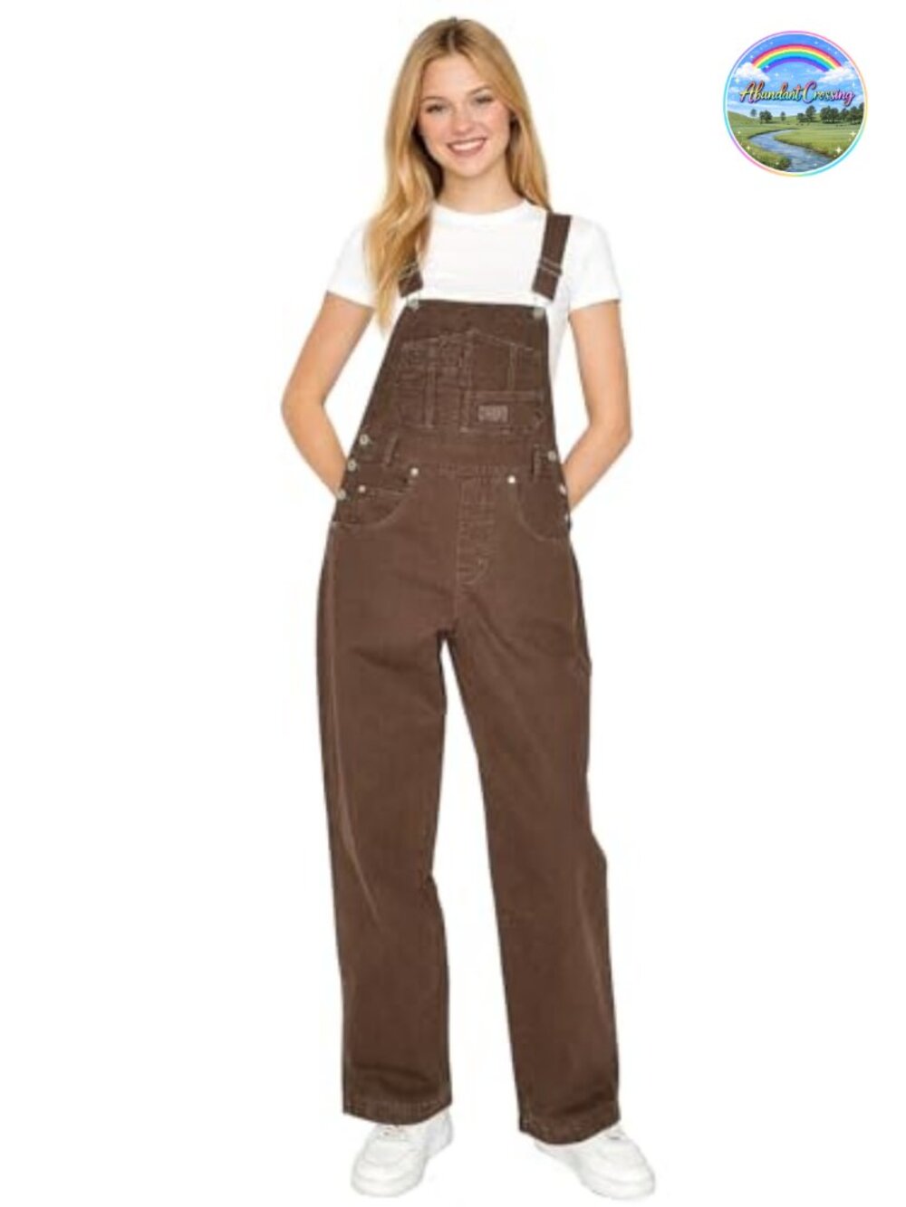 Vintage Retro Denim Overall Jumpsuit High Waist Heavyweight Cotton